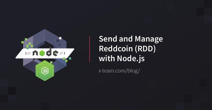 Send and Manage Reddcoin (RDD) with Node.js image