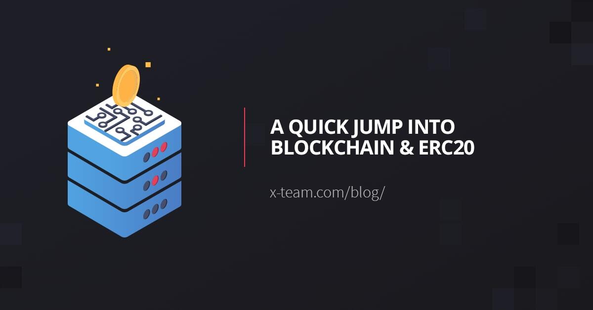 A Quick Jump into Blockchain & ERC20 image