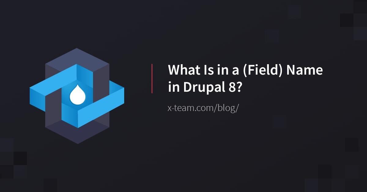 What Is in a (Field) Name in Drupal 8? image