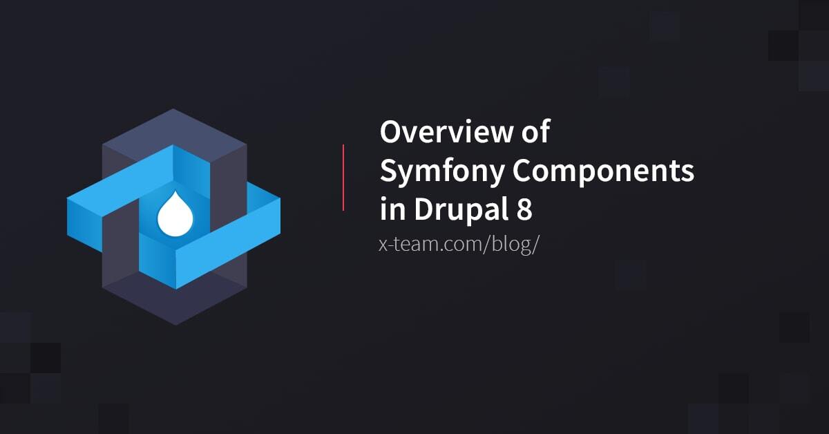 Overview of Symfony Components in Drupal 8 image