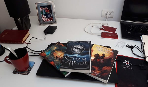 7 Novels Deep: How X-Team Developer Jesse Bangs Writes Sci-Fi in His Spare Time