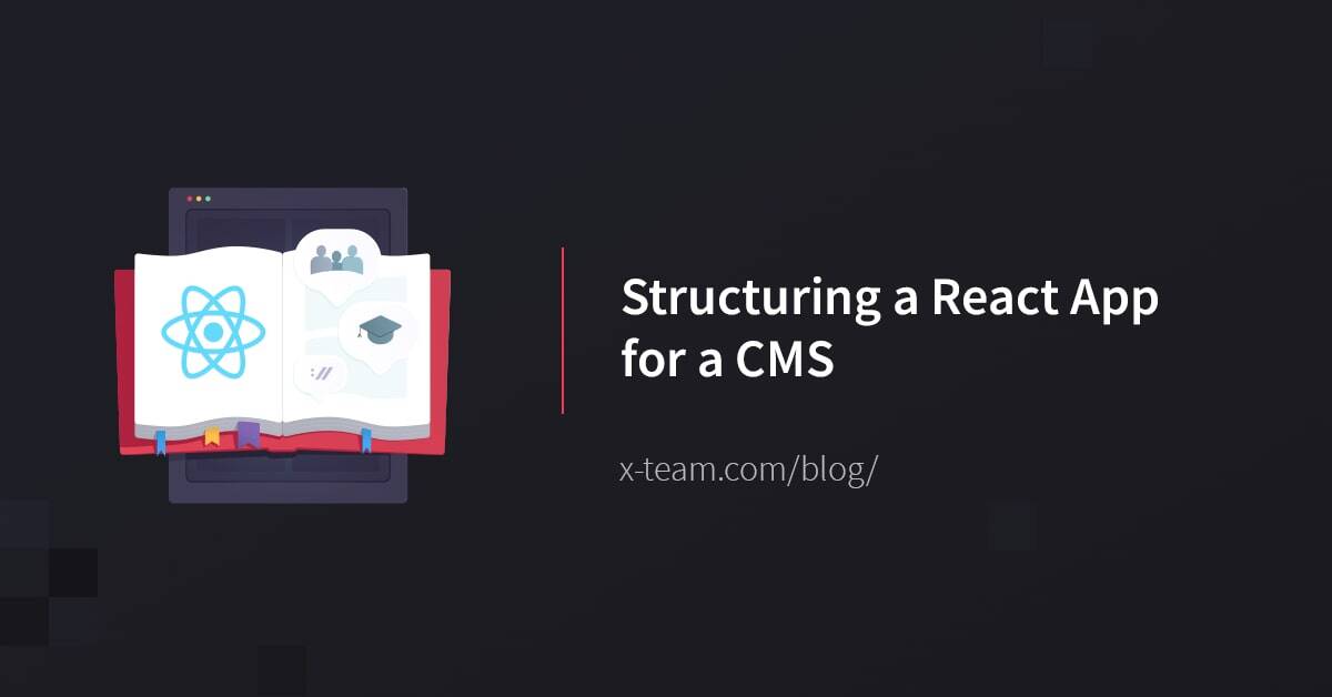 Structuring a React App for a CMS image