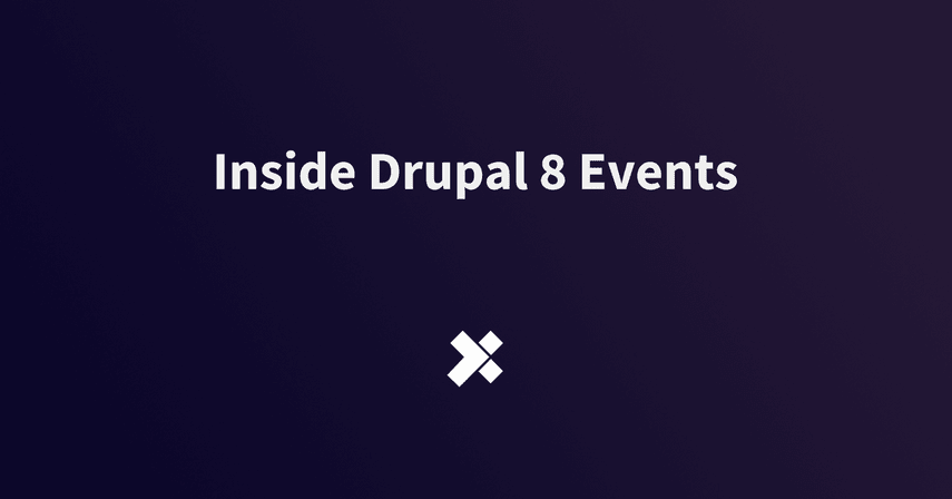 Inside Drupal 8 Events image