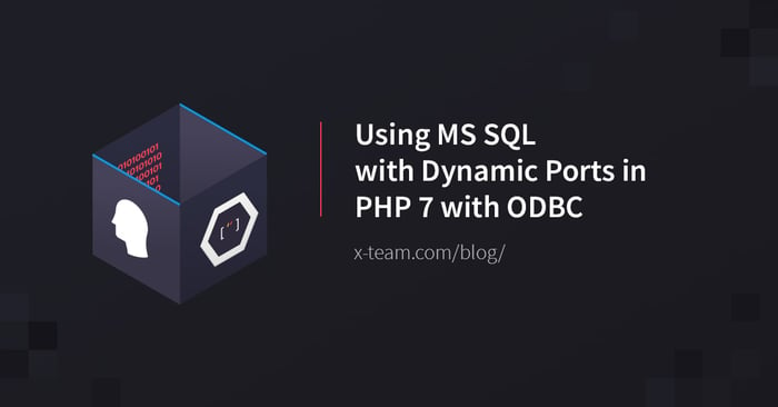 Using MS SQL with Dynamic Ports in PHP 7 with ODBC image