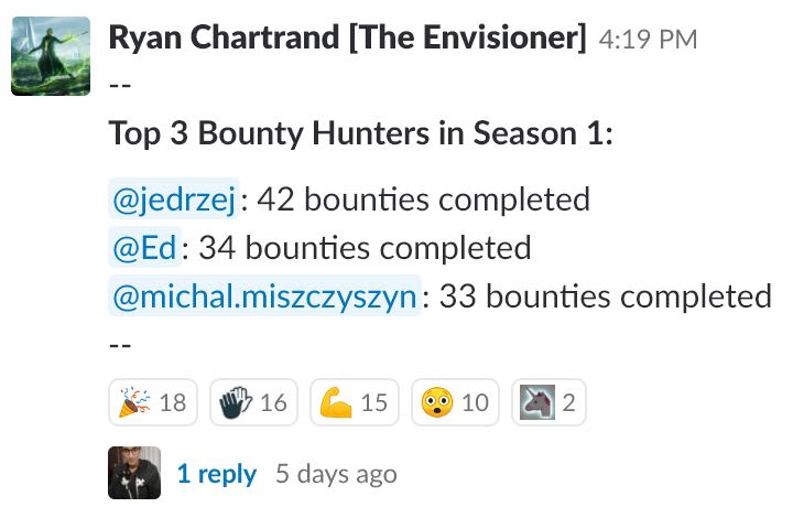 Bounties-Completed