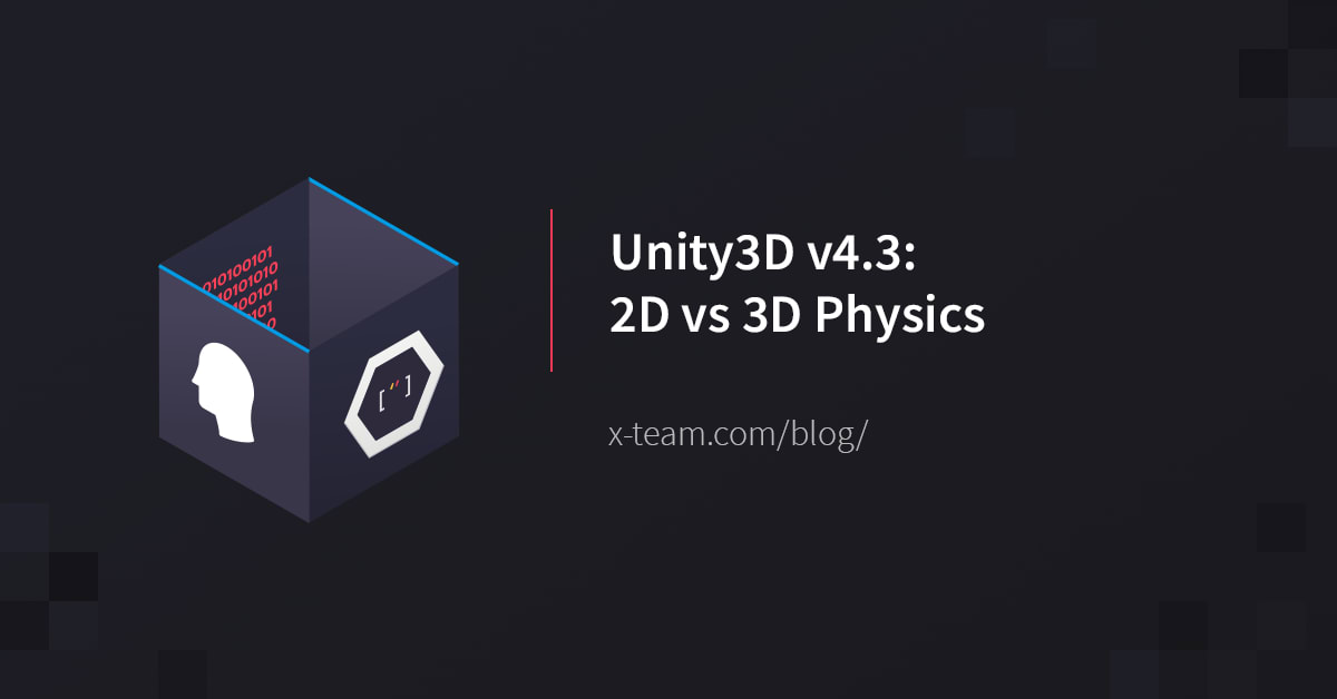 Unity3D v4.3: 2D vs 3D Physics