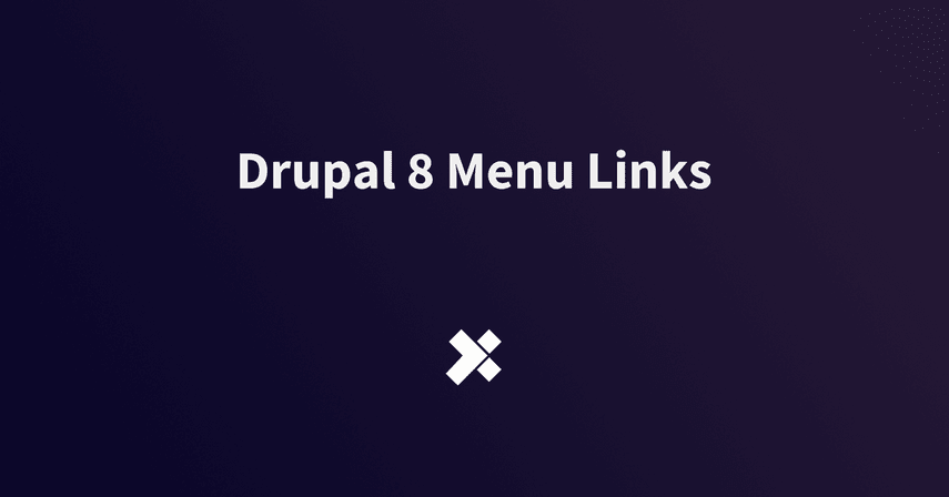 Drupal 8 Menu Links