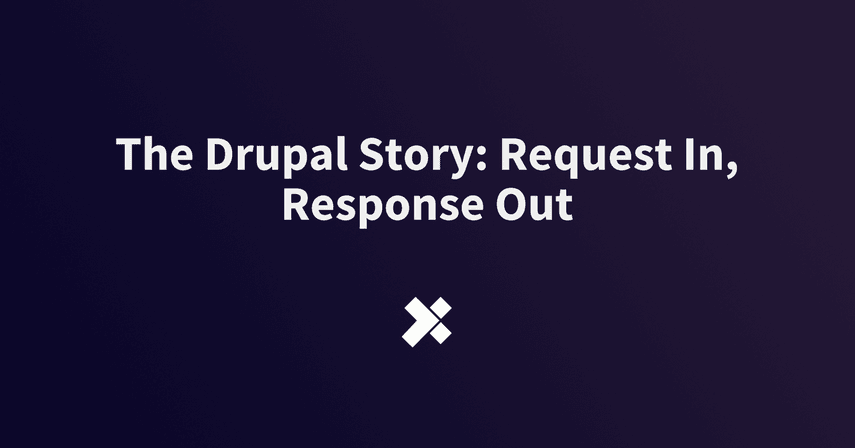 The Drupal Story: Request In, Response Out