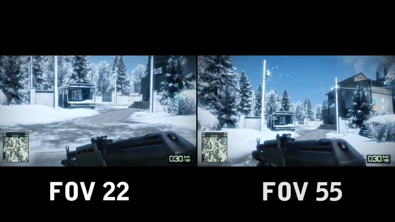 Battlefield FOV views