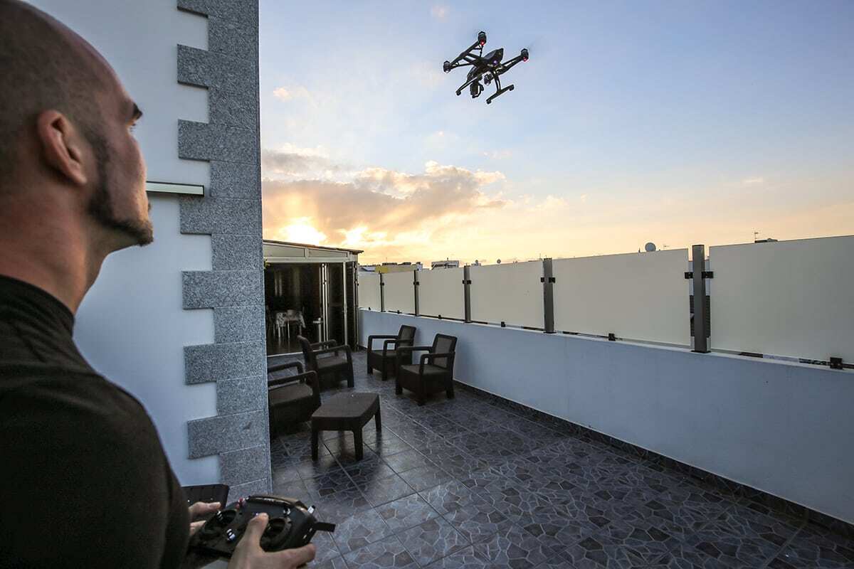 flying a drone