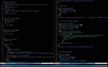 Vim screenshot