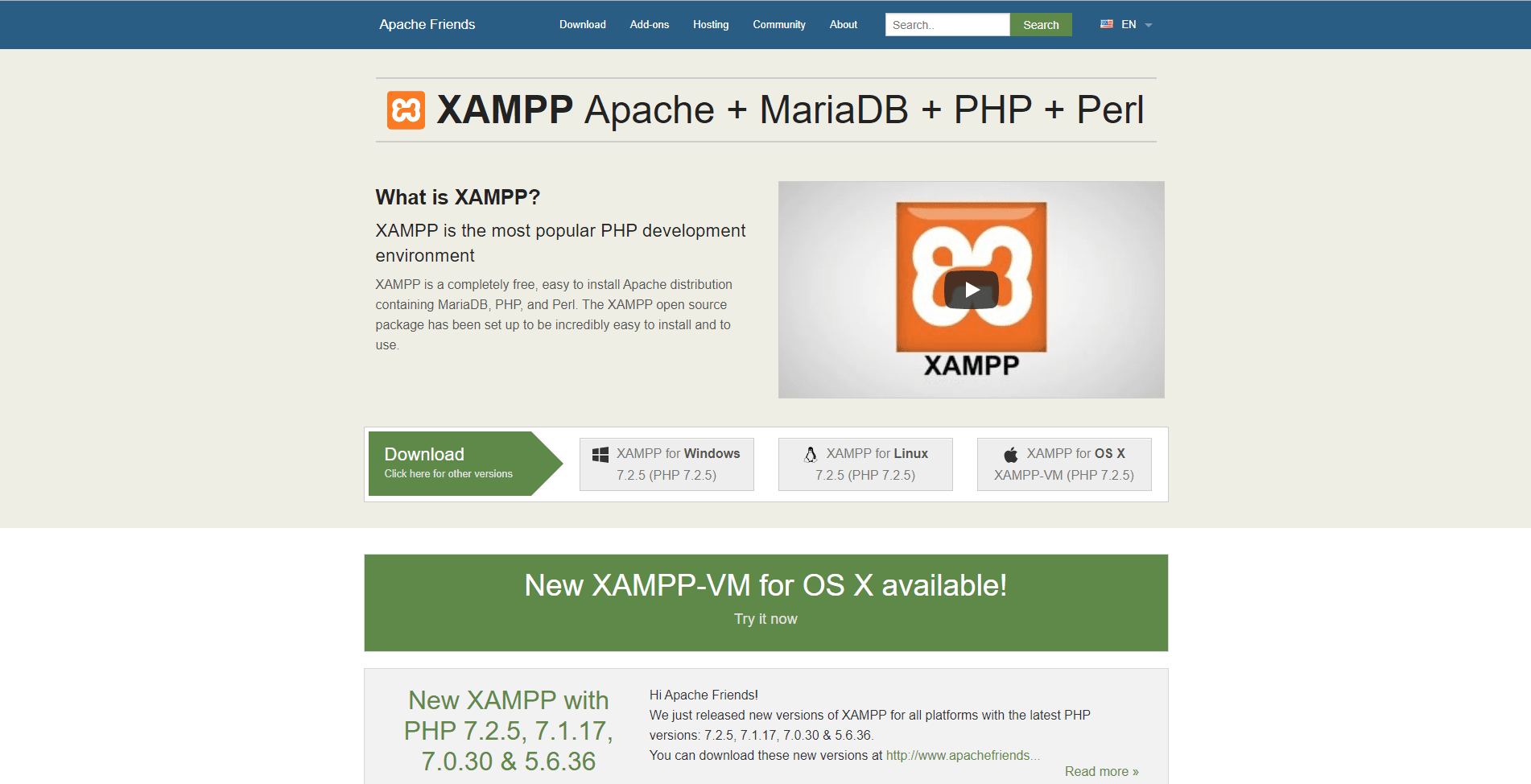 xmapp_install